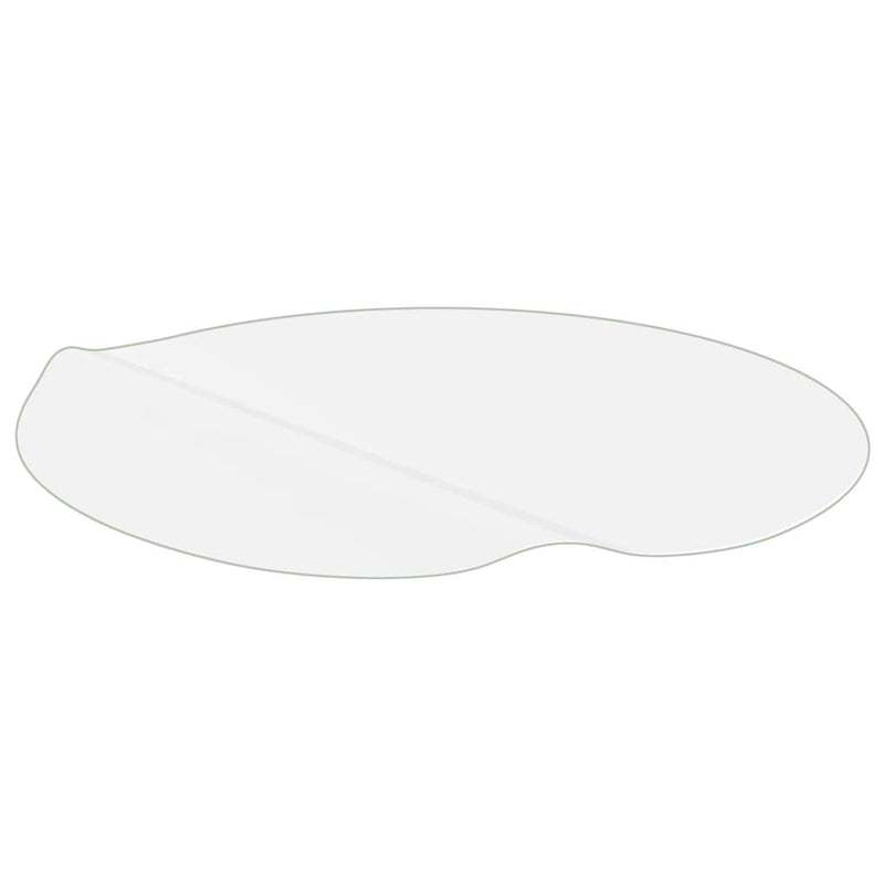 vidaXL átlátszó PVC védőabrosz Ø 110 cm 1,6 mm