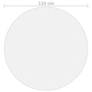 vidaXL átlátszó PVC védőabrosz Ø 110 cm 1,6 mm