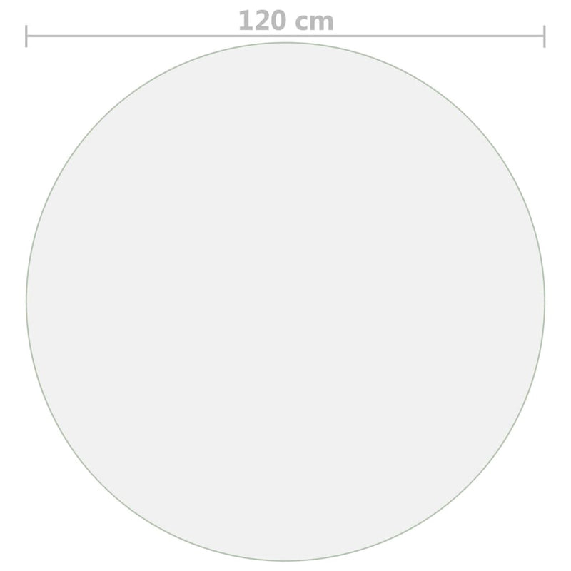 vidaXL matt PVC védőabrosz Ø 120 cm 1,6 mm