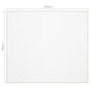 vidaXL átlátszó PVC védőabrosz 100 x 90 cm 1,6 mm