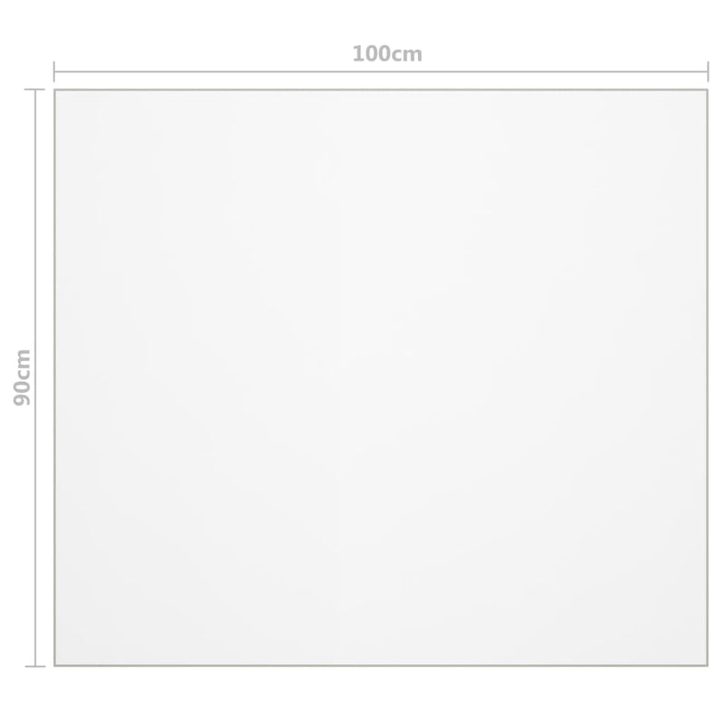 vidaXL matt PVC védőabrosz 100 x 90 cm 1,6 mm