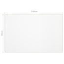vidaXL matt PVC védőabrosz 140 x 90 cm 1,6 mm