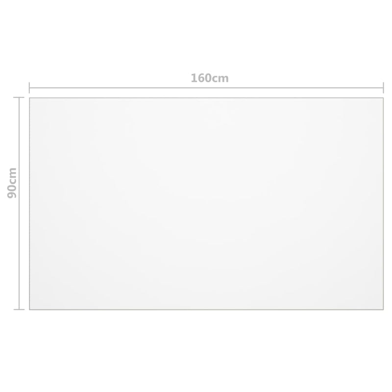 vidaXL matt PVC védőabrosz 160 x 90 cm 1,6 mm