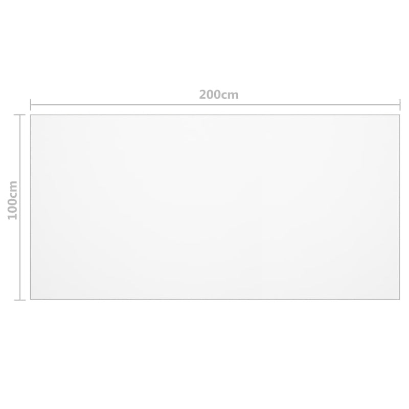 vidaXL matt PVC védőabrosz 200x100 cm 1,6 mm