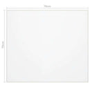 vidaXL átlátszó PVC védőabrosz 70x70 cm 1,6 mm