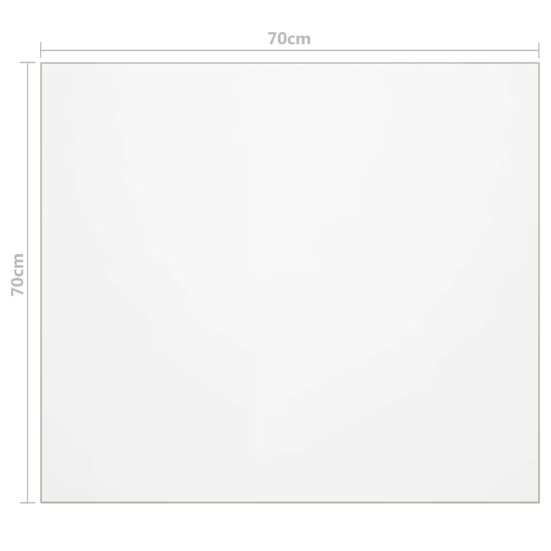 vidaXL matt PVC védőabrosz 70x70 cm 1,6 mm