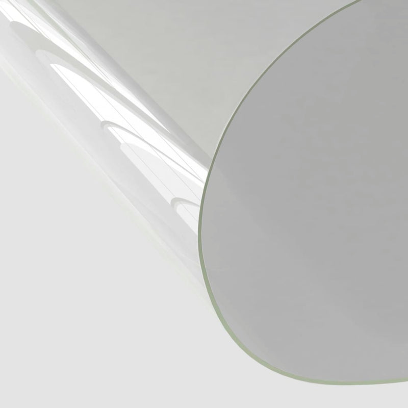 vidaXL átlátszó PVC védőabrosz 80x80 cm 1,6 mm