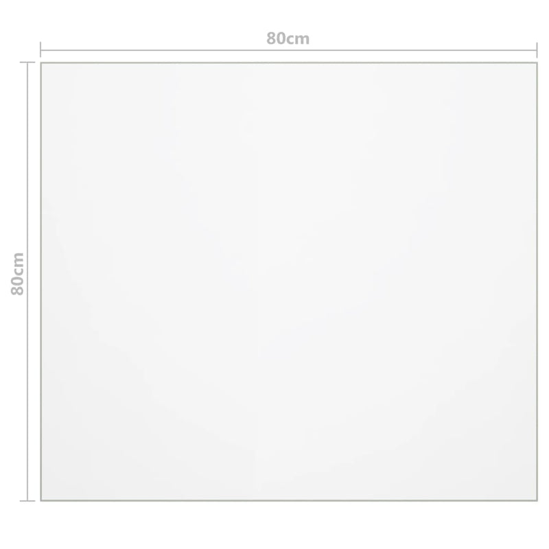 vidaXL matt PVC védőabrosz 80x80 cm 1,6 mm