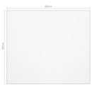 vidaXL átlátszó PVC védőabrosz 90 x 90 cm 1,6 mm