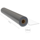 vidaXL asztalvédő tekercs Átlátszó 0,9x15 m 1,6 mm PVC