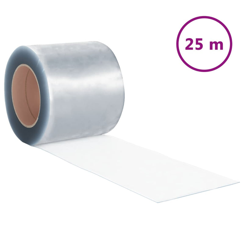 vidaXL PVC szalagfüggönytekercs 2 mm x 200 mm 25 m