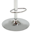 vidaXL 2 db krémszínű hajlított fa és műbőr bárszék