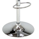 vidaXL 2 db szürke hajlított fa és szövet bárszék