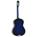 vidaXL kék klasszikus hársfa gitár kezdőknek 4/4 39"