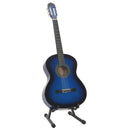 vidaXL 12 darabos kék klasszikus gitár kezdőkészlet 4/4 39"