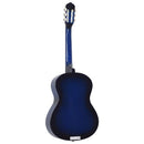 vidaXL 12 darabos kék klasszikus gitár kezdőkészlet 4/4 39"