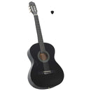 vidaXL fekete klasszikus hársfa gitár kezdőknek 4/4 39"
