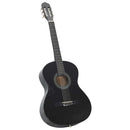 vidaXL fekete klasszikus hársfa gitár kezdőknek 4/4 39"