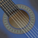 vidaXL kék klasszikus gitár kezdőknek és gyerekeknek 3/4 36"