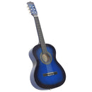 vidaXL 8 részes kék klasszikus gitárszett kezdőknek 3/4 36"