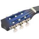 vidaXL 8 részes kék klasszikus gitárszett kezdőknek 3/4 36"