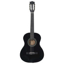 vidaXL 8 darabos fekete klasszikus gitárszett kezdőknek 3/4 36"