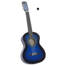 vidaXL kék klasszikus gitár kezdőknek és gyerekeknek 1/2 34"