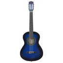 vidaXL 8 darabos kék klasszikus gitárszett kezdőknek 1/2 34"