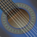 vidaXL 8 darabos kék klasszikus gitárszett kezdőknek 1/2 34"