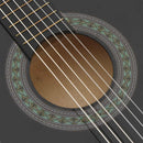 vidaXL 8 darabos fekete klasszikus gitár kezdőkészlet 1/2 34"