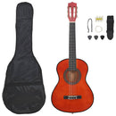 vidaXL 8 darabos klasszikus gitár kezdőkészlet 1/2 34"