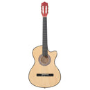 vidaXL 6 húros akusztikus western cutaway hársfa gitár 38"