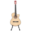 vidaXL 12 részes 6 húros akusztikus western cutaway gitár szett 38"