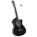 vidaXL fekete 6 húros klasszikus western cutaway gitár 38"