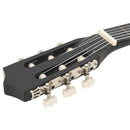 vidaXL fekete 6 húros klasszikus western cutaway gitár 38"