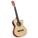 vidaXL 6 húros klasszikus western cutaway gitár hangszínszabályzóval