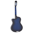 vidaXL kék 6 húros klasszikus western cutaway gitár ekvalizerrel