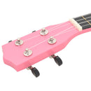 vidaXL rózsaszín szoprán ukuleleszett tokkal gyerekeknek 21"