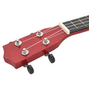 vidaXL természetes soprano ukulele készlet táskával gyerekeknek 23"