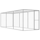vidaXL horganyzott acél macskaketrec 4,5 x 1,5 x 1,5 m