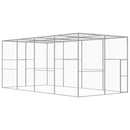 vidaXL horganyzott acél macskaketrec 6 x 3 x 2,5 m