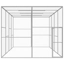 vidaXL horganyzott acél macskaketrec 6 x 3 x 2,5 m