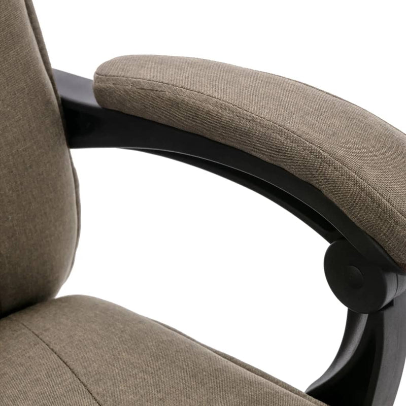 vidaXL tópszínű szövet masszázsfunkciós irodaszék