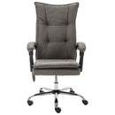 vidaXL szürke szövet masszázsfunkciós irodaszék