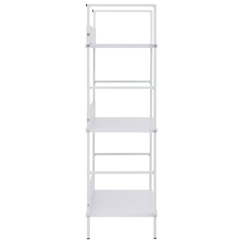 vidaXL 3 szintes fehér szerelt fa könyvespolc 60 x 27,6 x 90,5 cm