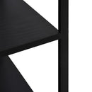 vidaXL fekete szerelt fa mikrohullámú szekrény 60 x 39,6 x 79,5 cm