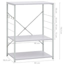 vidaXL fehér szerelt fa mikrohullámú szekrény 60 x 39,6 x 79,5 cm