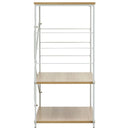 vidaXL fehér és tölgy szerelt fa mikrohullámú szekrény 60x39,6x79,5 cm