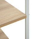 vidaXL fehér és tölgy szerelt fa mikrohullámú szekrény 60x39,6x79,5 cm
