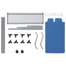 vidaXL kék acél szennyesszortírozó 3 zsákkal